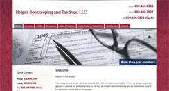Desktop Screenshot of helgasbookkeeping.com